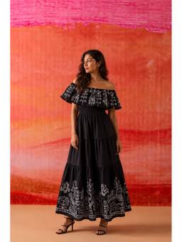 RUIAAN - Black Noir Maxi Dress