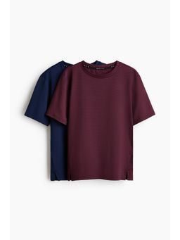 H&M - Boys Red 2-Pack Sports T-Shirts With Drymovea