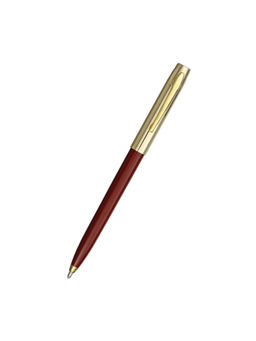 Fisher Space - 251 Cap-O-Matic Ballpoint Pen - Burgundy And Chrome