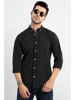 Snitch - Men Lining Black Shirt