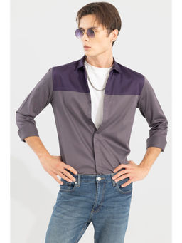 Snitch - Men Eden's Palette Grey Shirt