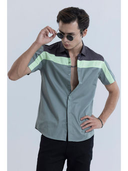 Snitch - Men Brayden Light Green Shirt