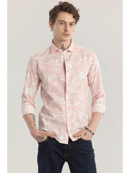 Snitch - Men Pixelique Pink Shirt