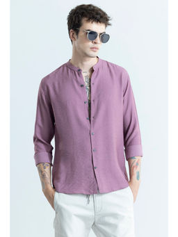 Snitch - Men Calista Mauve Mandarin Shirt