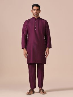 TAHVO - Imperial Purple Kurta with Pant