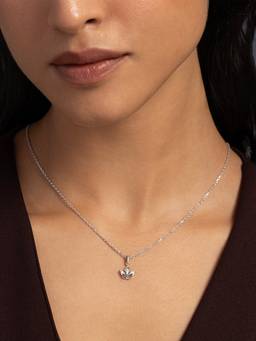 Shaya by CaratLane - White Yildun Pendant in 925 Silver