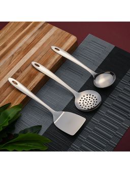 FNS - Montavo By Fns Amazon Stainless Steel Serving Tools Set of 3