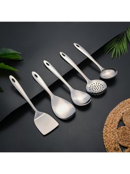 FNS - Montavo By Fns Amazon Stainless Steel Serving Tools Set of 5