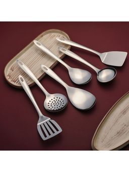 FNS - Montavo By Fns Amazon Stainless Steel Serving Tools Set of 6