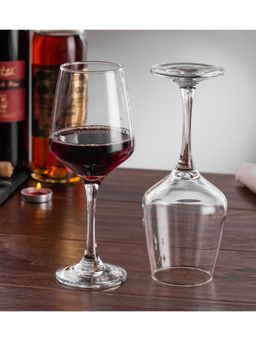 Smartserve - Crystal Red & White Wine Glass (435Ml) Transparent (Pack of 2)