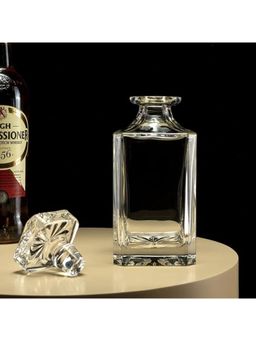 Smartserve - 700Ml Premium Crystal Lead Free Whiskey Glass Decanter Set of 1