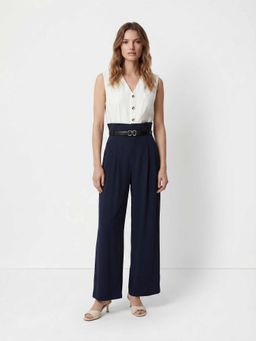 Cover Story - Covent Garden Navy Blue Jumpsuit