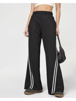 Bewakoof - Women's Jet Black Flared Trackpant