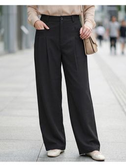 Bewakoof - Women's Jet Black Oversized Korean Trouser