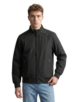 Monte Carlo - Olive Solid Polyester Blend Regular Jacket
