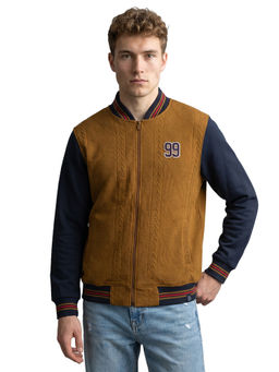 Monte Carlo - Tan Colorblock Blended Regular Jacket