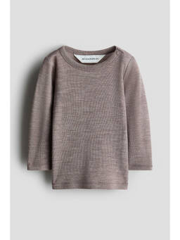 H&M - Unisex Brown Merino wool jersey top