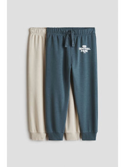 H&M - Boys Multi-Color 2-pack motif-detail joggers