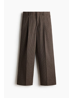 H&M - Men Brown Loose Fit Suit trousers