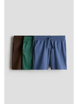 H&M - Boys Multi-Color 3-pack cotton shorts