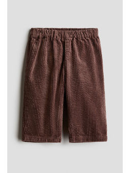 H&M - Boys Brown Cotton corduroy trousers