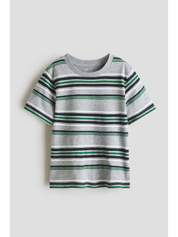 H&M - Boys Grey Printed T-shirt