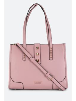 Van Heusen - Women Pink Solid Casual Handbag