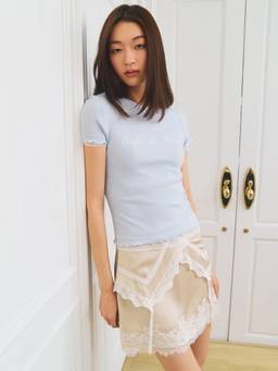 Pomelo - Graphic Tee - Baby Blue