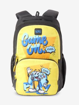 WILDCRAFT - Unisex Spark 18 Game On Black Backpack (14-16 Years)