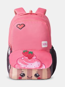 WILDCRAFT - Unisex Zippy 25 Cup Cake Pink Backpack (14-16 Years)