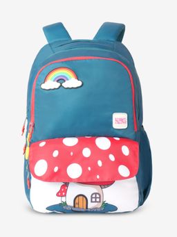 WILDCRAFT - Unisex Zippy 25 Mushroom Green Backpack (14-16 Years)