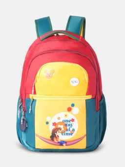 WILDCRAFT - Unisex Glam 27 Pretty Girl Yellow Backpack (14-16 Years)