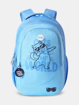 WILDCRAFT - Unisex Blush 35 Cool Cat Blue Backpack (14-16 Years)