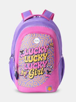 WILDCRAFT - Unisex Blush 35 Lucky Girl Purple Backpack (14-16 Years)