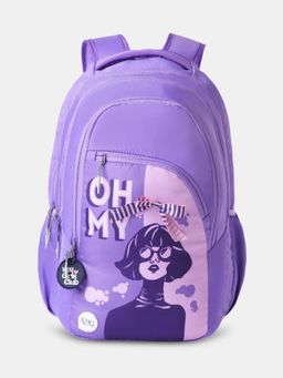 WILDCRAFT - Unisex Charm 38 Pretty Girl Purple Backpack (14-16 Years)