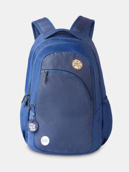WILDCRAFT - Unisex Charm 38 Shimmer Navy Blue Backpack (14-16 Years)