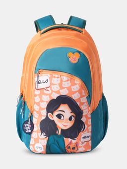 WILDCRAFT - Unisex Charm 38 Pretty Girl Green Backpack (14-16 Years)