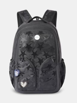 WILDCRAFT - Unisex Slay 38 Twinkle Black Backpack (14-16 Years)
