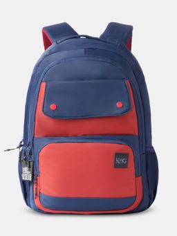 WILDCRAFT - Unisex Vibe 28 Block Navy Blue Backpack (14-16 Years)