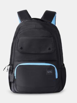 WILDCRAFT - Unisex Vibe 28 Solid Black Backpack (14-16 Years)