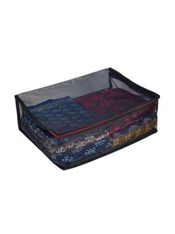 Premsons - Black Net Saree Cover with Zip (Pack Of 2)