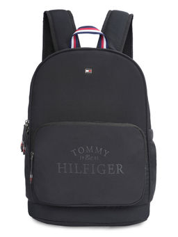 Tommy Hilfiger - Cherokee Unisex Polyester 20L Laptop Backpack - Black