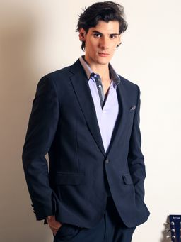 Rare Rabbit - Barton Primary Navy Blue Blazer