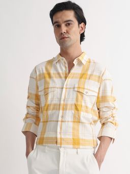 Rare Rabbit - Bern Primary Yellow Shirt