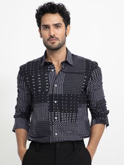 Rare Rabbit - Comical Printed Shirt Black