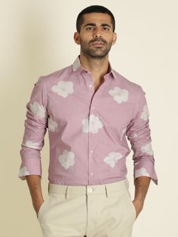 Rare Rabbit - Cromer Floral Printed Shirt Purple