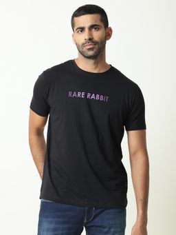 Rare Rabbit - Grady Smart Essential T-Shirt Black