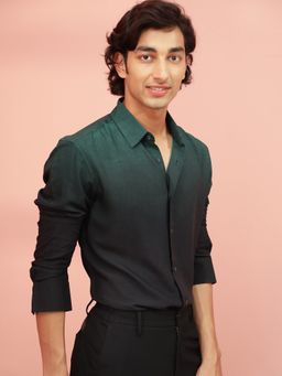 Rare Rabbit - Ombre Premium Effect T-Shirt Green