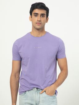 Rare Rabbit - 5 Essential Brand T-Shirt Purple