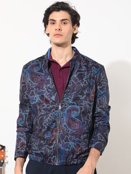 Rare Rabbit - Radio Paisley Printed Jacket Multi-Color